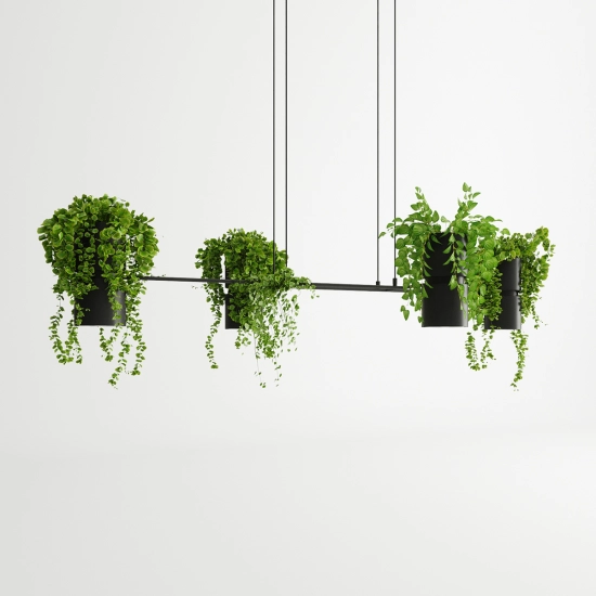 Lampa wisząca KUKKIA czarna TH.004CZ SOLLUX LIGHTING