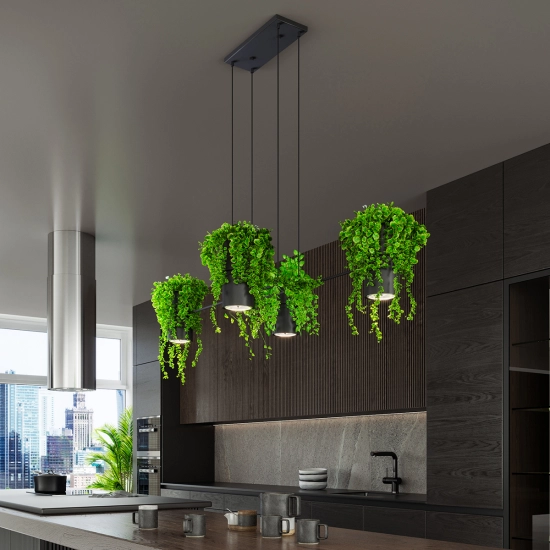 Lampa wisząca KUKKIA czarna TH.004CZ SOLLUX LIGHTING
