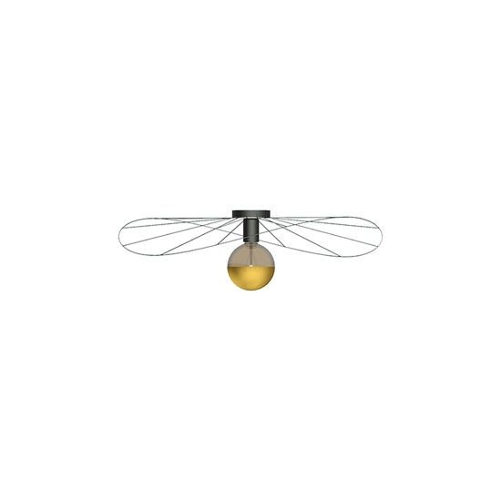 Kinkiet / Plafon ESKOLA 70 czarny TH.013CZ SOLLUX LIGHTING