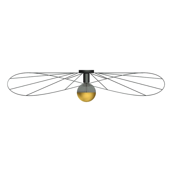Kinkiet / Plafon ESKOLA 110 czarny TH.014CZ SOLLUX LIGHTING