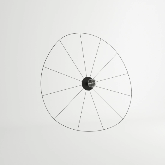 Kinkiet / Plafon ESKOLA 140 czarny TH.015CZ SOLLUX LIGHTING