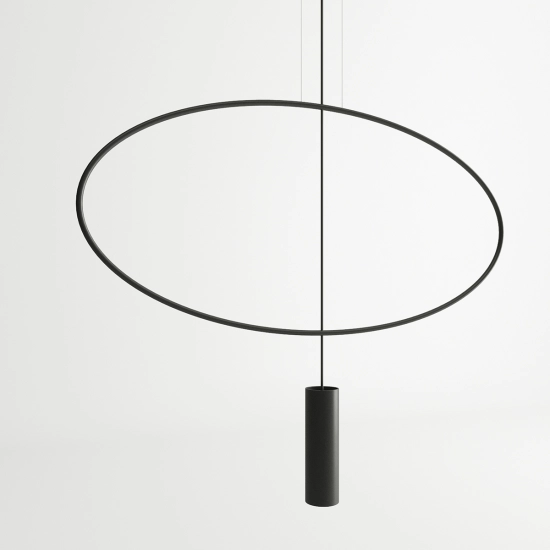 Lampa wisząca HOLAR 1 czarna TH.016CZ SOLLUX LIGHTING