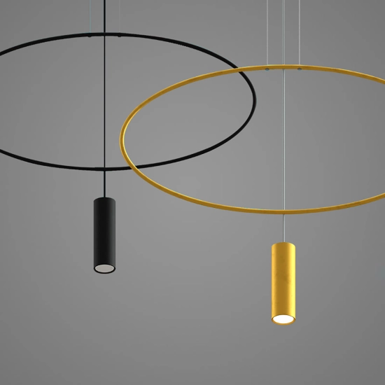 Lampa wisząca HOLAR 1 czarna TH.016CZ SOLLUX LIGHTING
