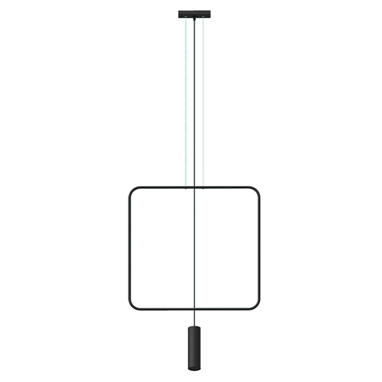 Lampa wisząca RANA 1 czarna TH.018CZ SOLLUX LIGHTING