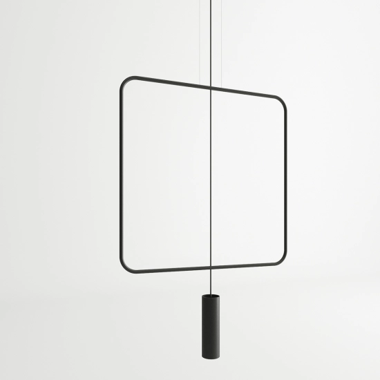 Lampa wisząca RANA 1 czarna TH.018CZ SOLLUX LIGHTING