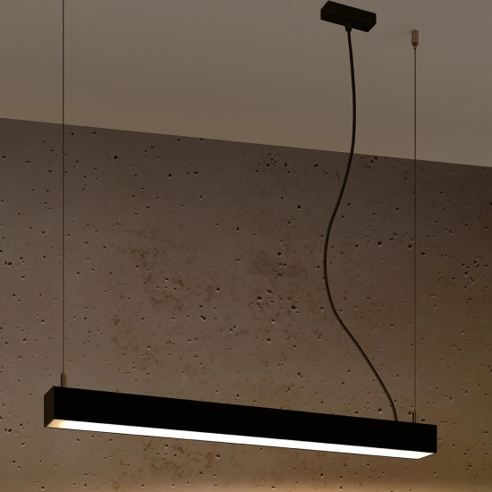 Lampa wisząca PINNE 67 czarna 3000K TH.030 SOLLUX LIGHTING - zdjęcie 3