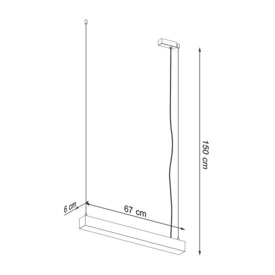 Lampa wisząca PINNE 67 biała 4000K TH.032 SOLLUX LIGHTING - zdjęcie 8