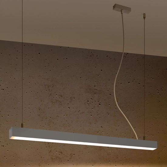 Lampa wisząca PINNE 90 szara 3000K TH.049 SOLLUX LIGHTING - zdjęcie 3