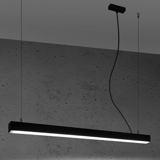 Lampa wisząca PINNE 90 czarna 4000K TH.051 SOLLUX LIGHTING - zdjęcie 3