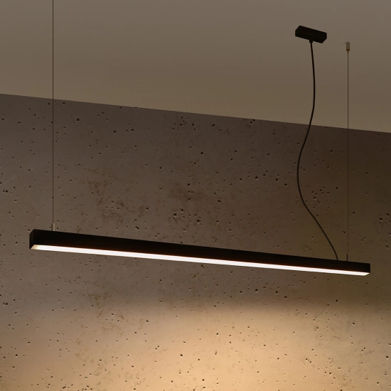 Lampa wisząca PINNE 150 czarna 3000K TH.084 SOLLUX LIGHTING - zdjęcie 3