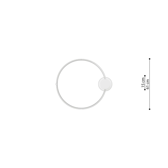 Plafon RIO 55 biały LED 3000K TH.125 SOLLUX LIGHTING - zdjęcie 7