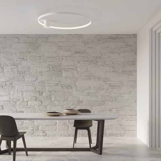 Plafon RIO 55 biały LED 3000K TH.125 SOLLUX LIGHTING - zdjęcie 10