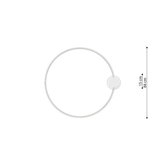 Plafon RIO 78 biały LED 3000K TH.129 SOLLUX LIGHTING - zdjęcie 7