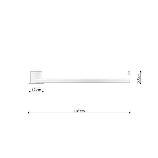 Plafon RIO 110 biały LED 3000K TH.133 SOLLUX LIGHTING - zdjęcie 9