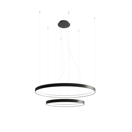 Żyrandol RIO 2 55/78 czarny LED 3000K TH.137 SOLLUX LIGHTING - zdjęcie produktu