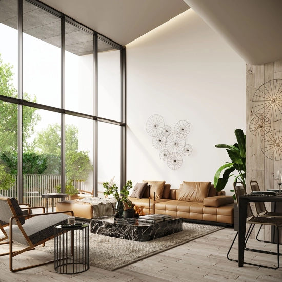 Kinkiet / Plafon SIRKEL 45 czarny TH.142 SOLLUX LIGHTING - zdjęcie 5