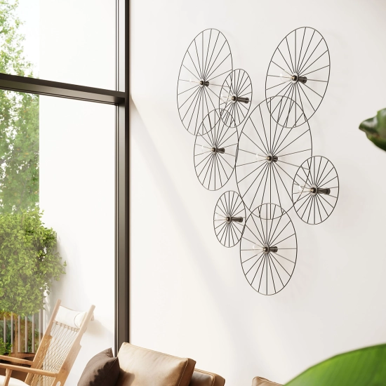 Kinkiet / Plafon SIRKEL 45 czarny TH.142 SOLLUX LIGHTING - zdjęcie 7