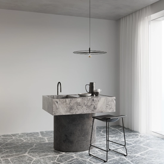 Lampa wisząca SIRKEL 45 czarny TH.145 SOLLUX LIGHTING - zdjęcie 5