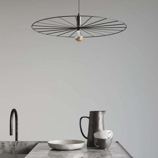 Lampa wisząca SIRKEL 45 czarny TH.145 SOLLUX LIGHTING - zdjęcie 7