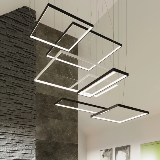 Żyrandol NELYA M biały LED 3000K TH.147 SOLLUX LIGHTING - zdjęcie 6