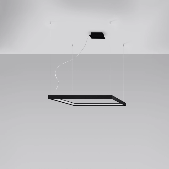 Żyrandol NELYA M czarny LED 3000K TH.148 SOLLUX LIGHTING - zdjęcie 2