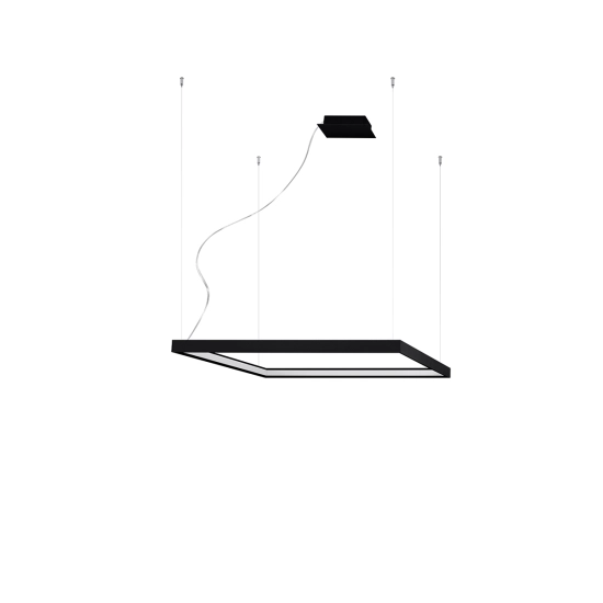 Żyrandol NELYA M czarny LED 4000K TH.151 SOLLUX LIGHTING - zdjęcie produktu