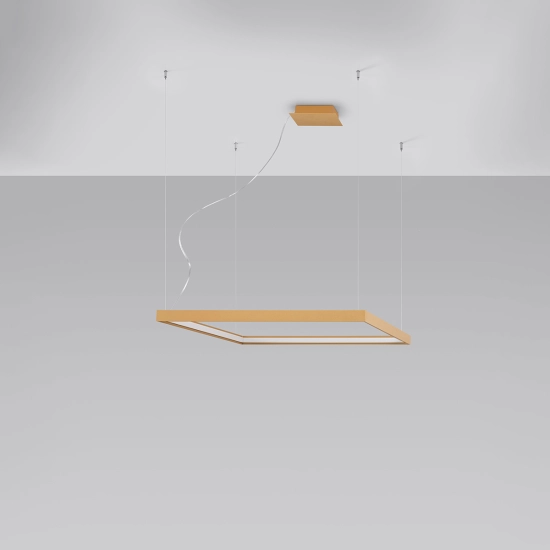 Żyrandol NELYA M złoty LED 4000K TH.152 SOLLUX LIGHTING - zdjęcie 2
