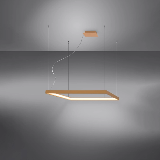 Żyrandol NELYA M złoty LED 4000K TH.152 SOLLUX LIGHTING - zdjęcie 3
