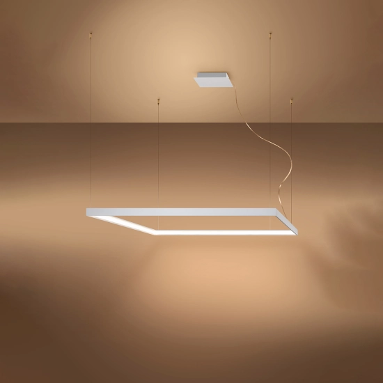 Żyrandol NELYA L biały LED 3000K TH.153 SOLLUX LIGHTING - zdjęcie 3