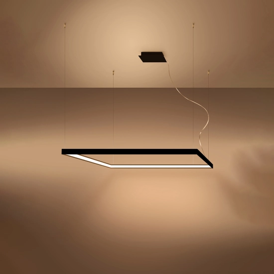 Żyrandol NELYA L czarny LED 3000K TH.154 SOLLUX LIGHTING - zdjęcie 3