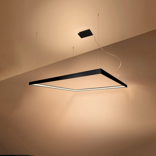 Żyrandol NELYA L czarny LED 3000K TH.154 SOLLUX LIGHTING - zdjęcie 4