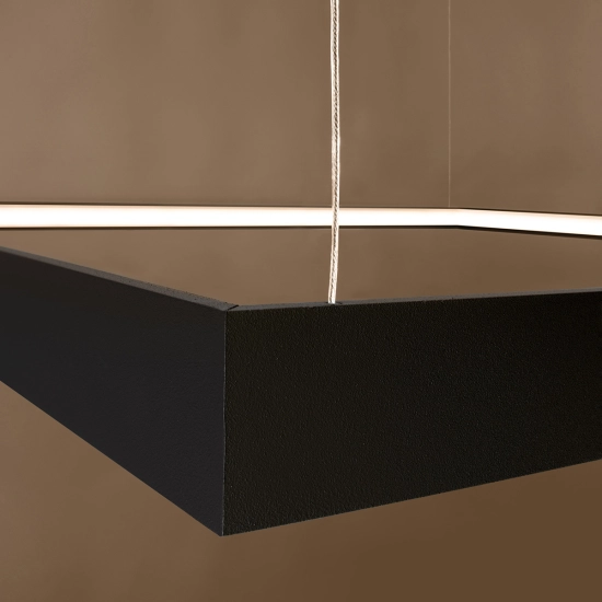 Żyrandol NELYA L czarny LED 3000K TH.154 SOLLUX LIGHTING - zdjęcie 5