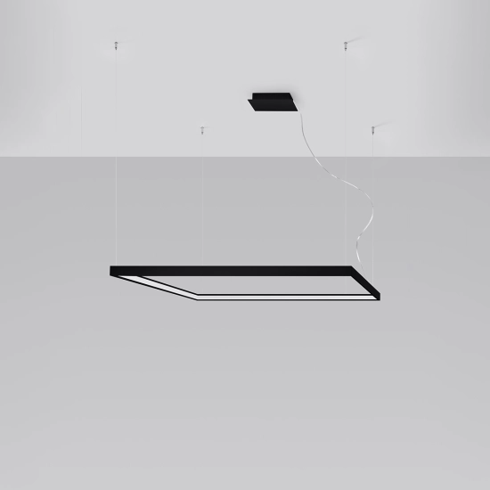 Żyrandol NELYA L czarny LED 4000K TH.157 SOLLUX LIGHTING - zdjęcie 2