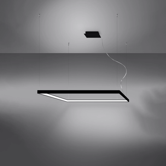 Żyrandol NELYA L czarny LED 4000K TH.157 SOLLUX LIGHTING - zdjęcie 3