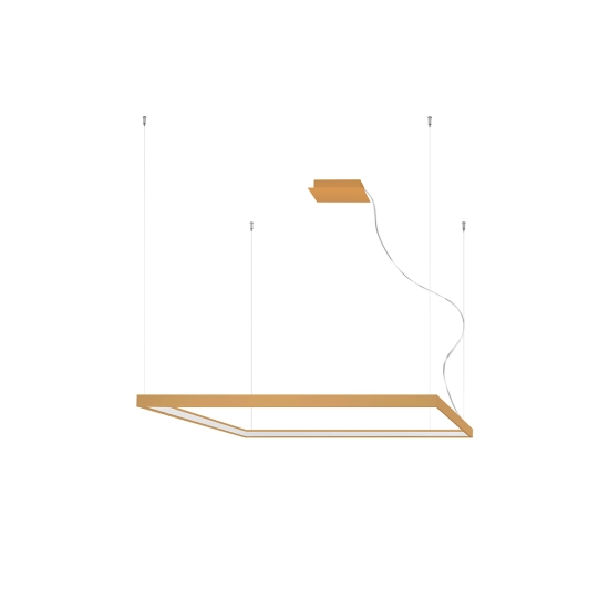 Żyrandol NELYA L złoty LED 4000K TH.158 SOLLUX LIGHTING - zdjęcie produktu