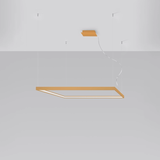 Żyrandol NELYA L złoty LED 4000K TH.158 SOLLUX LIGHTING - zdjęcie 2