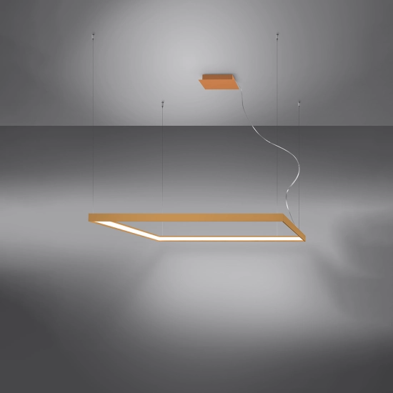 Żyrandol NELYA L złoty LED 4000K TH.158 SOLLUX LIGHTING - zdjęcie 3