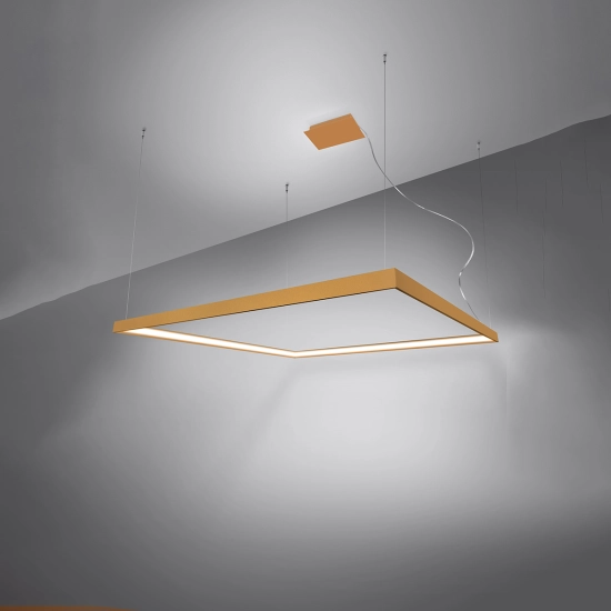 Żyrandol NELYA L złoty LED 4000K TH.158 SOLLUX LIGHTING - zdjęcie 4