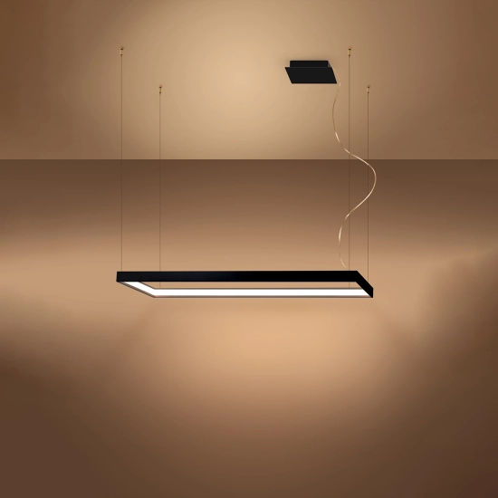 Żyrandol TUULA M czarny LED 3000K TH.160 SOLLUX LIGHTING - zdjęcie 3