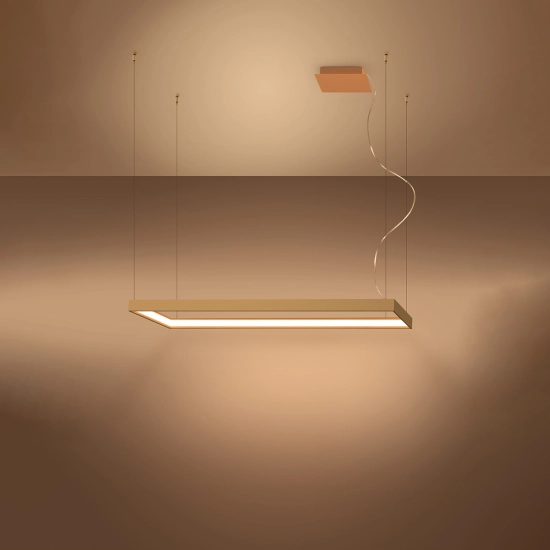 Żyrandol TUULA M złoty LED 3000K TH.161 SOLLUX LIGHTING - zdjęcie 3