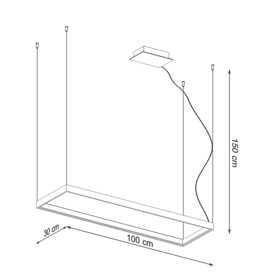 Żyrandol TUULA M biały LED 4000K TH.162 SOLLUX LIGHTING - zdjęcie 7