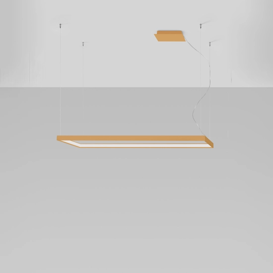 Żyrandol TUULA L złoty LED 3000K TH.167 SOLLUX LIGHTING - zdjęcie 2