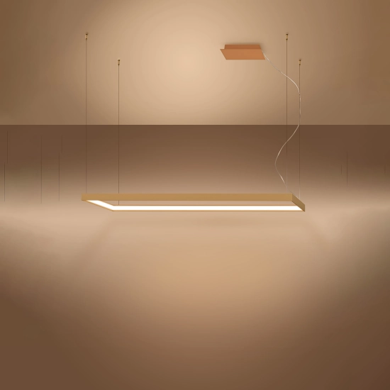 Żyrandol TUULA L złoty LED 3000K TH.167 SOLLUX LIGHTING - zdjęcie 3