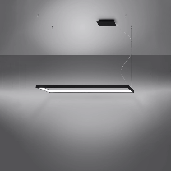 Żyrandol TUULA L czarny LED 4000K TH.169 SOLLUX LIGHTING - zdjęcie 3