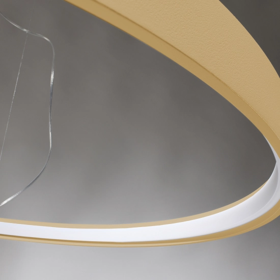 Żyrandol RIO 78 złoty LED 4000K TH.181 SOLLUX LIGHTING - zdjęcie 8