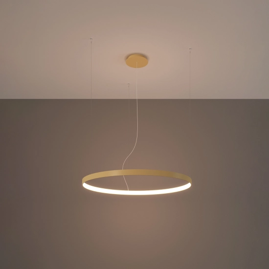 Żyrandol RIO 55 złoty LED 3000K TH.216 SOLLUX LIGHTING - zdjęcie 3
