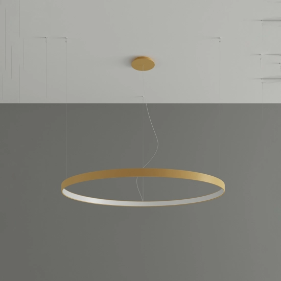 Żyrandol RIO 110 złoty LED 4000K TH.219 SOLLUX LIGHTING - zdjęcie 2