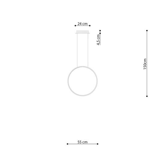 Lampa wisząca RIO 55 złota LED 4000K TH.221 SOLLUX LIGHTING - zdjęcie 9