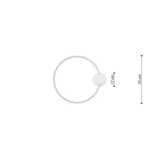 Plafon RIO 55 złoty LED 4000K TH.223 SOLLUX LIGHTING - zdjęcie 10