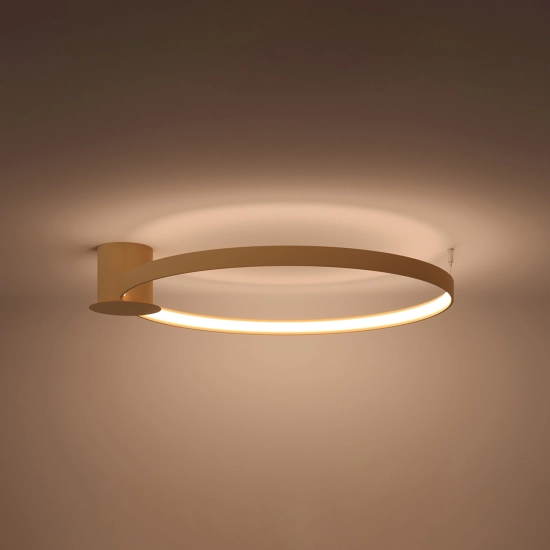 Plafon RIO 78 złoty LED 3000K TH.224 SOLLUX LIGHTING - zdjęcie 3